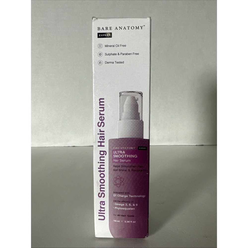 Bare Anatomy Expert Ultra Smoothing Hair Serum New In Box 3.38 Oz Exp 4/2029